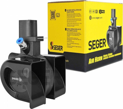 Seger 90Ah Salyangoz Havalı Korna 24Volt