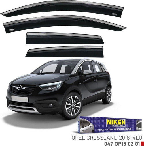 Opel Crossland X Cam Rüzgarlığı Kromlu 2018