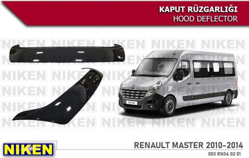 Renault Master Kaput Rüzgarlığı Koruyucu 2010 / 2014