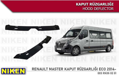Renault Master Kaput Rüzgarlığı Koruyucu 2014+