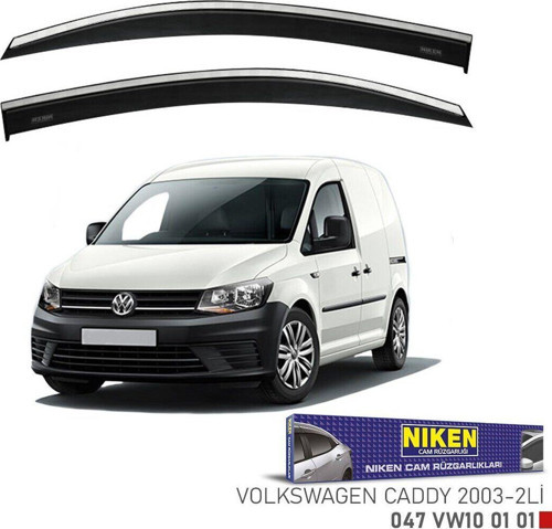 Vw Caddy Cam Rüzgarlığı Kromlu
