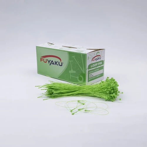 7" Elle Geçmeli Kılçık Etiketleme Plastiği Renkli (5.000 Adet) Yeşil