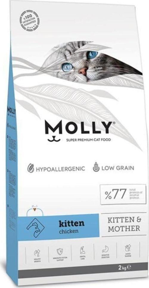 Düşük Tahıllı Hipoalerjenik Tavuklu Kitten Yavru Kedi Maması 2 Kg