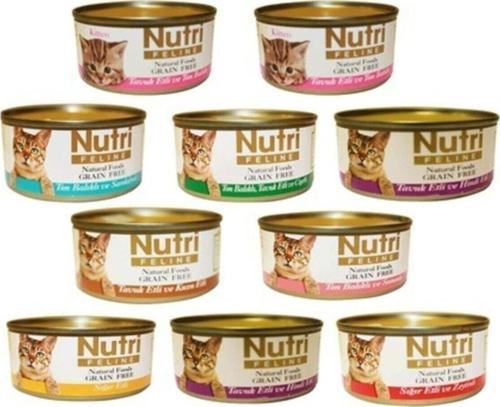 Nutri Konserve Kedi Maması 24x85gr Karışık Paket