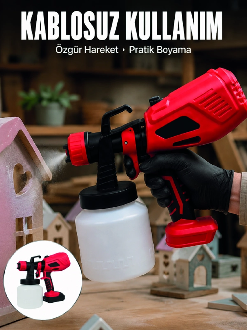 zentya4516 Mey İthalat® 21V Güçlü Motor ile Profesyonel Boyama Performansı zd4526