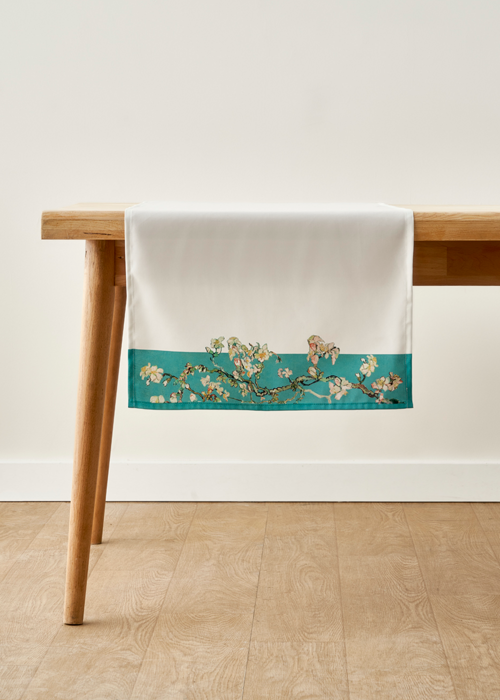 Van Gogh Almond Blossom Baskılı Runner