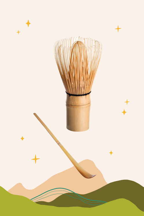 Bamboo Matcha Whisk & Bamboo Matcha Kaşık Set