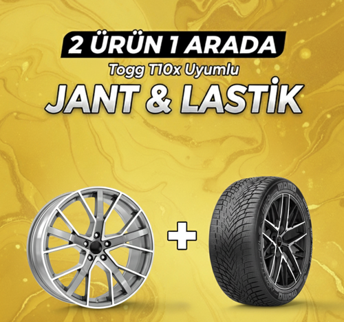 Togg T10x Uyumlu Momo235/50R19 Kış Lastiği 4 Adet Yılı:2025+DY839 TGD 19" Jant 4 Adet