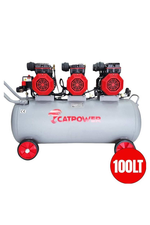 SESSİZ VE YAĞSIZ KOMPRESÖR 6HP 100LT