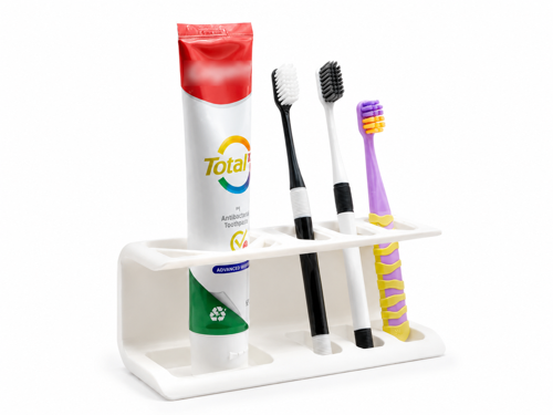 Diş Fırçası ve Diş Macunu Düzenleyici Stand | Çok Bölmeli Banyo Organizeri | Masaüstü ve Lavabo Düzenleyici