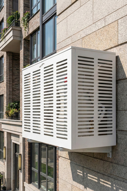 Klima Motoru/Dış Ünite Gizleme/Koruma Kafesi M 18000 BTU - 24000 BTU 110x56x85(H) Slotted