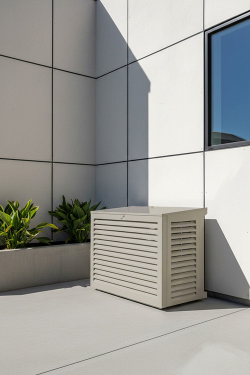 Klima Motoru/Dış Ünite Gizleme/Koruma Kafesi S 9000 BTU - 18000 BTU 98x50x70(H) Alüminyum Açılı Condor