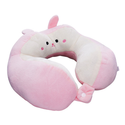 NKK009 Luxury Çocuk Pembe Seyahat Boyun Yastığı