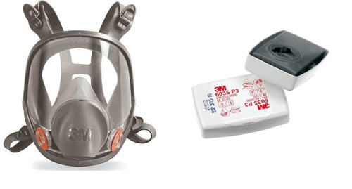 6800 Tam Yüz Maskesi Ortaboy + P3 Solo Filtre (6035)