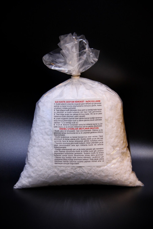 1. Kalite Koruma Sud Payed Kostik (Caustic) Lavabo Açıcı Tıkanıklık Giderici Yağ Çözücü (250gr.)