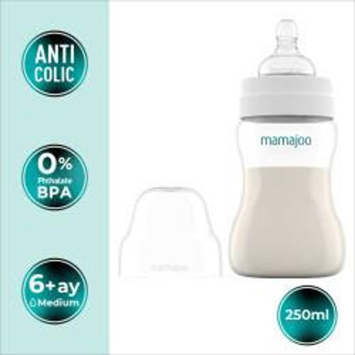 Antikolik Biberon 250 ml & Antikolik Akıtmaz Alıştırma Bardağı 160 ml – Powder Pink