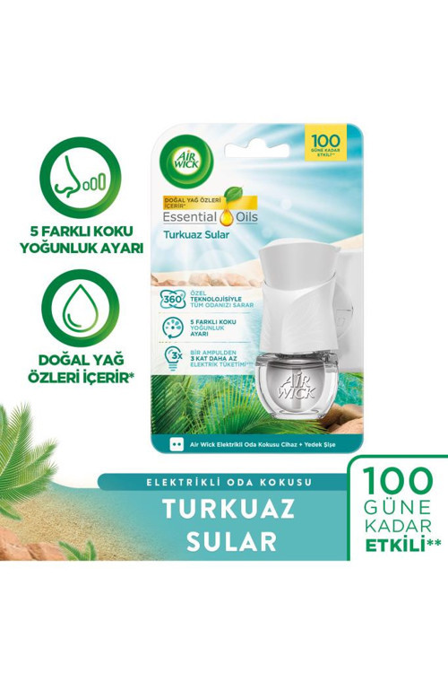 Elektrikli Oda Kokusu Kit Turkuaz Sular