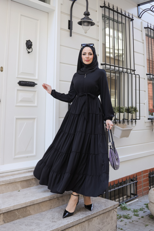 KATREL FERACE-Siyah - 2455