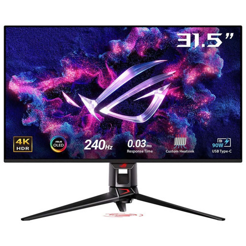 Asus Rog Swift OLED PG32UCDP 32" 0.03 ms 4K 240 Hz - Full HD 480 Hz OLED Oyuncu Monitörü