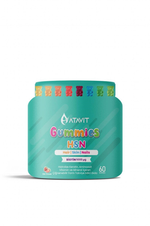 HSN ( SAÇ CİLT TIRNAK ) GUMMIES 60 ADET