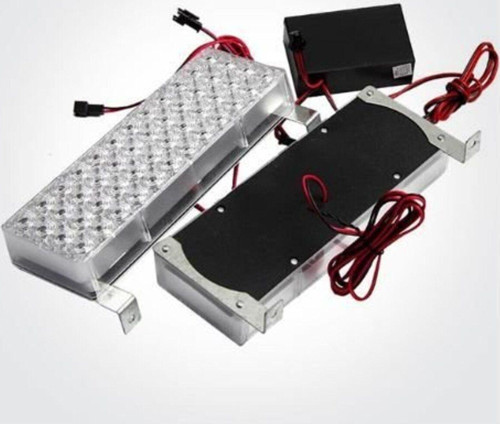 Çakar 96 Ledli Sefaf Cam Kırmızı-Mavi