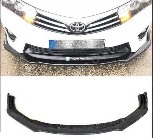 Toyota Corolla Ön Tampon Altı Lip 4 Parça Kulaklı 2013 / 2016