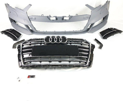 Audi A3 S3 Ön Tampon Ve Panjur Seti 2016 Sedan