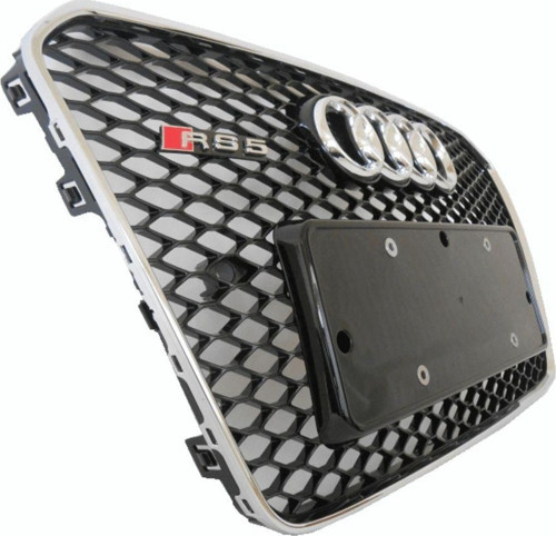 Audi A5 Rs5 Ön Panjur Izgara 2012 / 2015 Krom Siyah