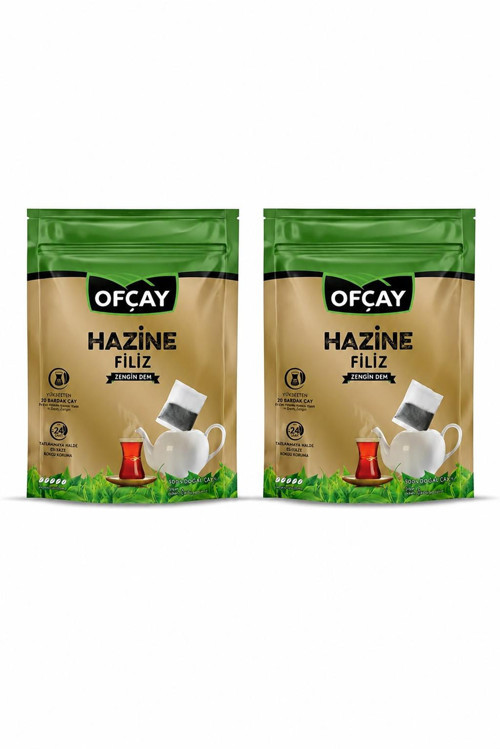 Hazine Filiz Zengindem 30 Adet X 30 GR Eko Demlik Poşet Çay x2 Adet