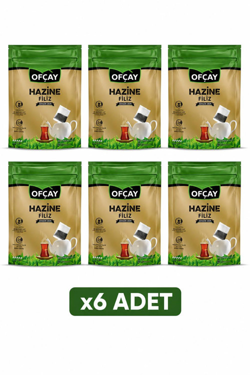 Hazine Filiz Zengindem 30 Adet X 30 GR Eko Demlik Poşet Çay x6 Adet