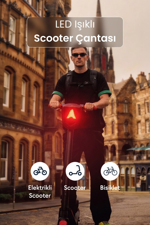 LED Işıklı Akıllı Scooter Çantası - SCT-4