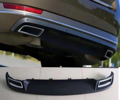 Skoda Süper B Arka Tampon Difüzörü Mat Siyah 2015