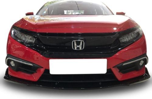 Honda Civic Fc5 Uyumlu Ön Tampon Altı Lip 3 Parça Kulaklı