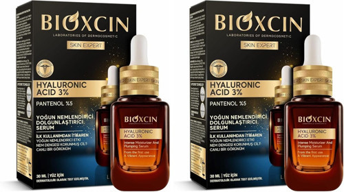 Hyaluronic Acid Serum 3% – Yoğun Nemlendirici ve Dolgunlaştırıcı Yüz Serumu – Pantenol (B5