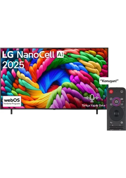 75NANO90A 75'' 190 Ekran Uydu Alıcılı 4K Ultra HD webOS Nanocell TV