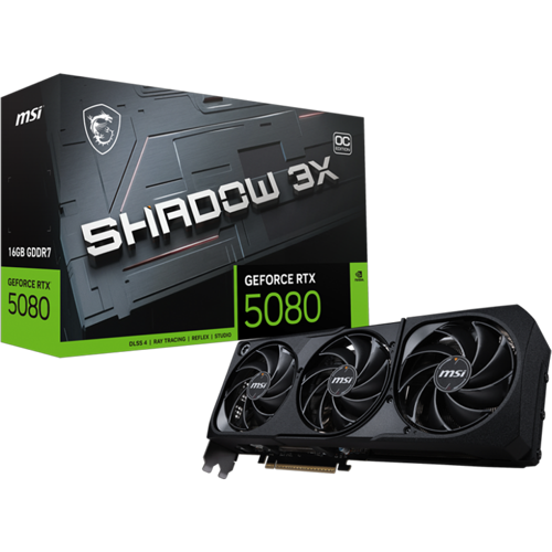 GeForce RTX 5080 16G SHADOW 3X GDDR7 DLSS 4 256 Bit Ekran Karti