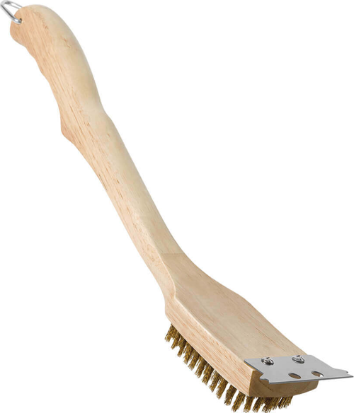 Barbekü Temizleme Fırçası Ahşap Saplı