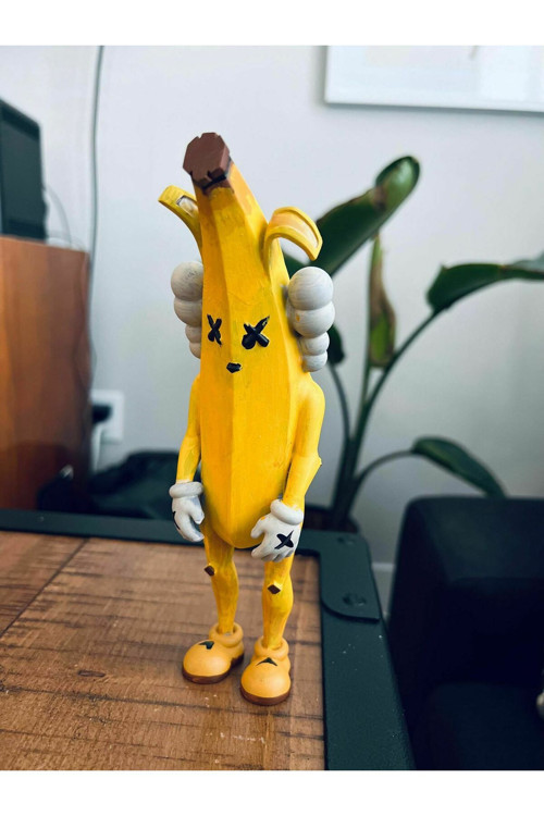 Kaws Mr. Peely Fortnite Figür 20 cm Kaws Muz