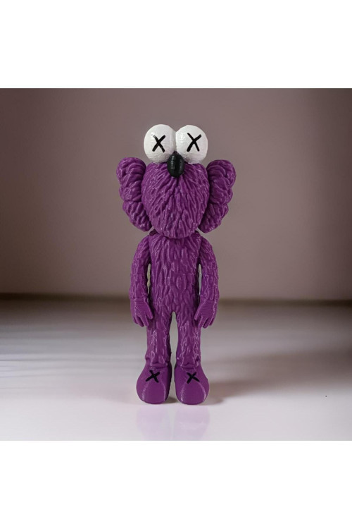 Kaws Boyalı Figür Kaws BFF Boyalı Figür Büyük Boy 20 cm Mor