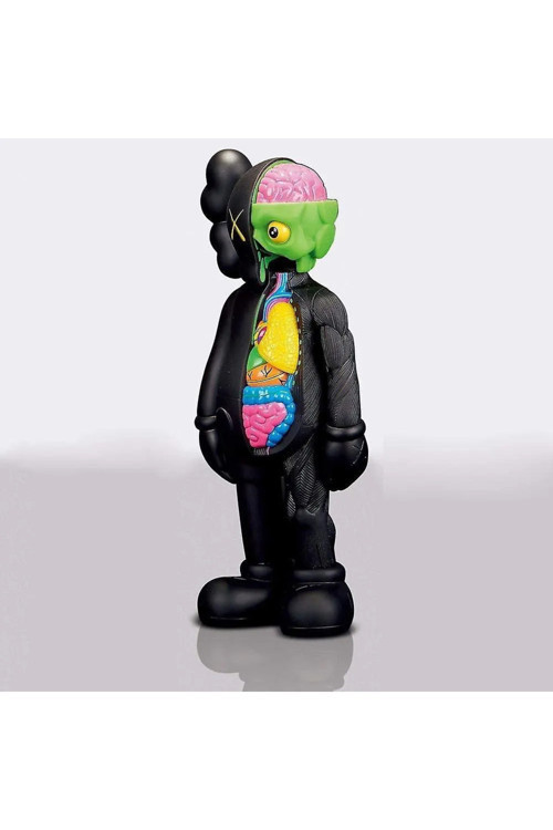 Kaws Parçalanmış Zombi Figür 20 cm Boyalı
