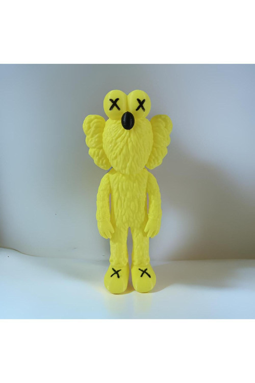 Kaws Boyalı Figür Kaws BFF Boyalı Figür Büyük Boy 20 CM SARI