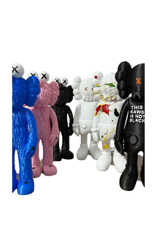 KAWS Tarzı 6’lı Dekoratif Koleksiyon Figürü - 20 cm - Özel Set