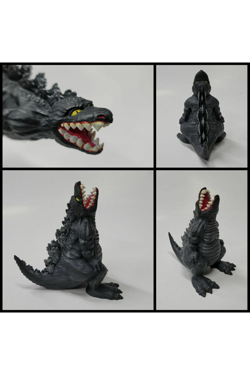 Godzilla Figür Masaüstü Dekor 17 cm Boyalı Siyah