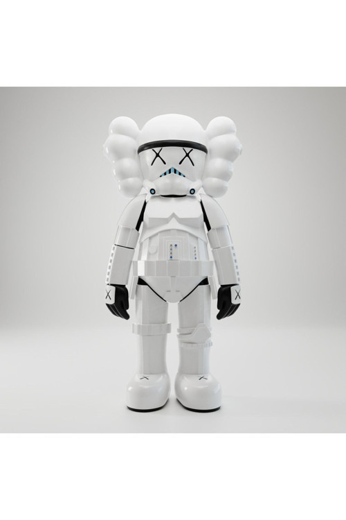 Kaws benzeri Darth Vader Stormtrooper 20cm Beyaz Figür Kaws Xgcdf4192