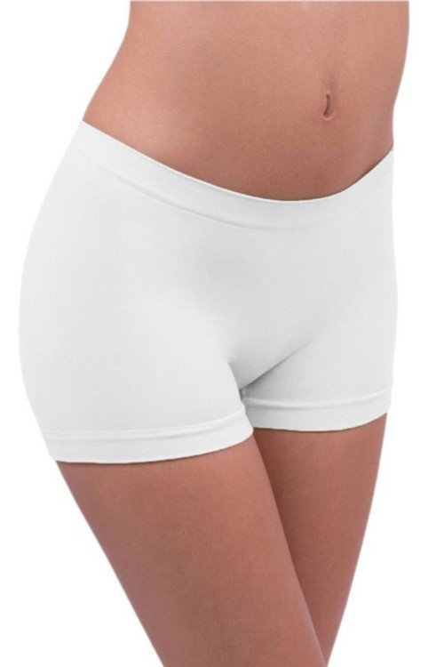 Kadın Dikişsiz Boxer Beyaz L/Xl