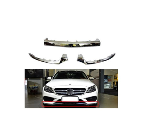Mercedes w205 Tampon Nikelaj Amg Seti Krom 2014-2018