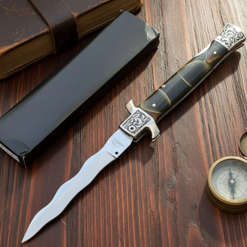Knivox Akc Criss Pocket Knife Sedef Kabze Manuel