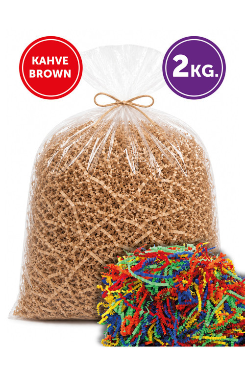 Kırpık Kağıt, Hediye Kutu Süsleme Dolgu Kağıdı – Kırpıntı Z Zigzag Kağıt (2 Kg.)