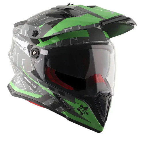 CROSS KASK VİZÖRLÜ AXOR YEŞİL GRİ L