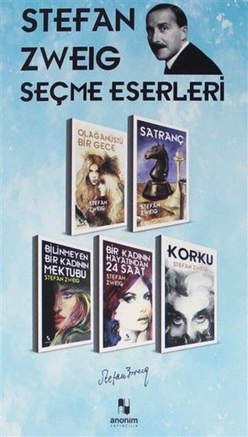 Stefan Zweig Seçme Eserleri Seti - 5 Kitap Takım - Kutulu